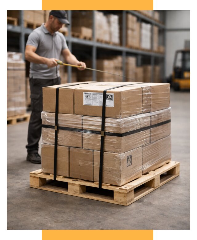 Упаковка и паллетирование грузов от 3587 р. | СетСервис-Пшр