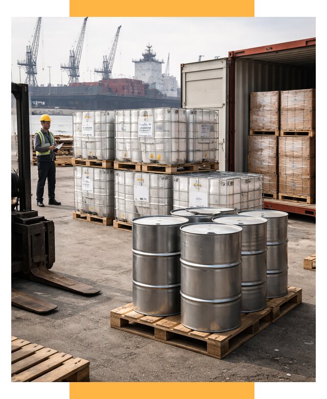 Доставка химического сырья из Индии от 256200 р. | СетСервис-Пшр