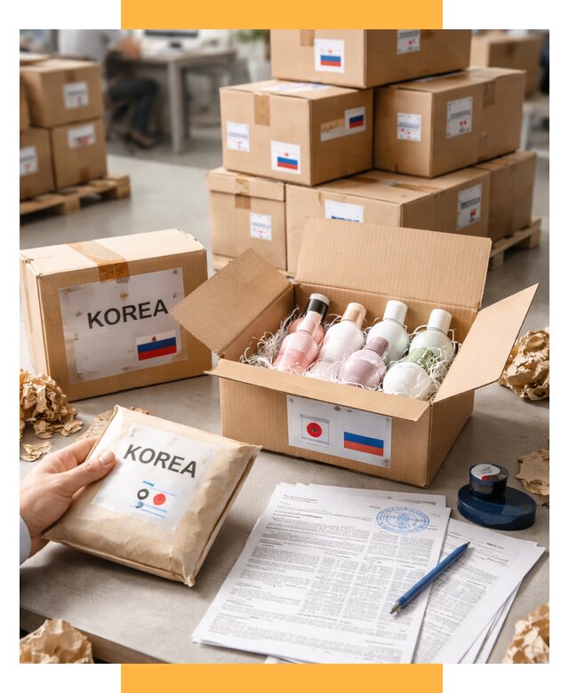 Доставка косметики из Кореи от 8711 р. под ключ | СетСервис-Пшр