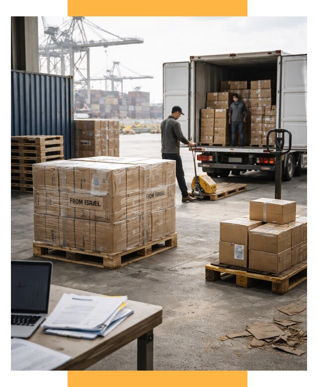 Доставка грузов из Израиля от 15372 р., логистика от СетСервис-Пшр