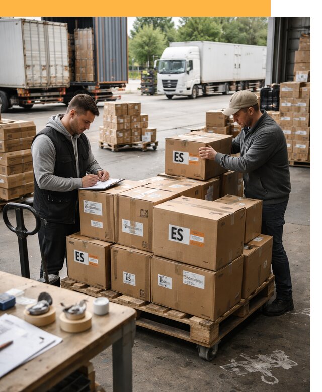 Доставка грузов в Испанию автотранспортом от 35868 руб