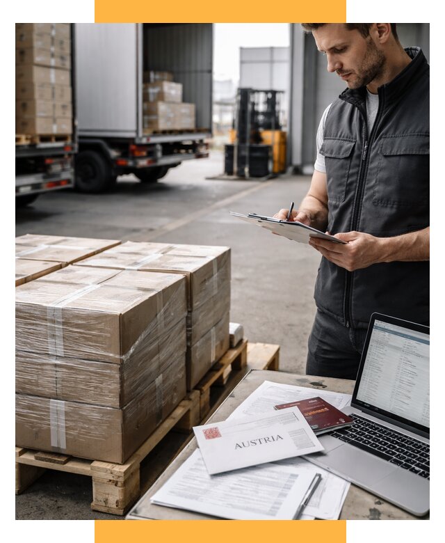 Доставка в Австрию от 66612 р. Логистика и экспорт СетСервис-Пшр