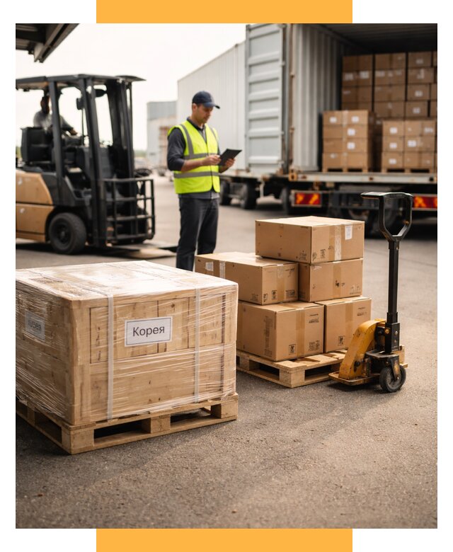 Доставка грузов в Корею из России от 35868 р. | СетСервис-Пшр