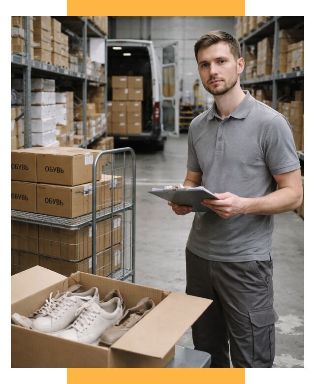 Доставка обуви из Китая и Турции от 4612 р. СетСервис-Пшр