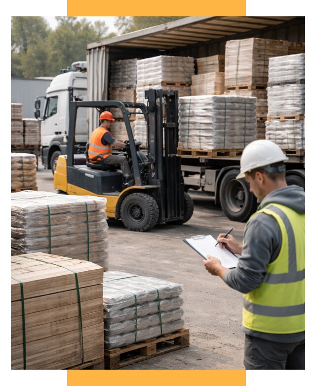 Перевозка строительных материалов от 5636 р. | СетСервис-Пшр