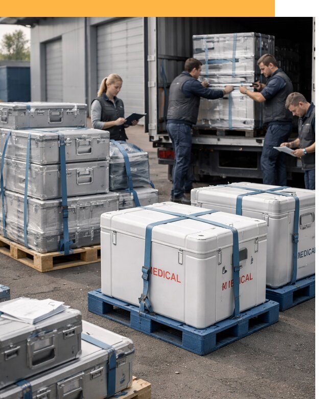 Перевозка медицинского оборудования по всему миру от 15372 руб