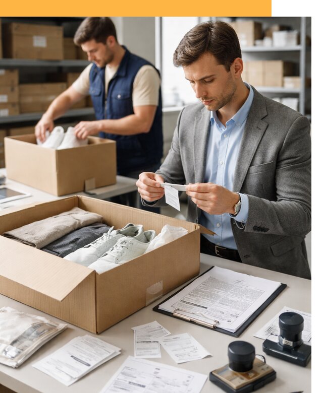 Таможенное оформление одежды и обуви по выгодной цене от 6661 руб