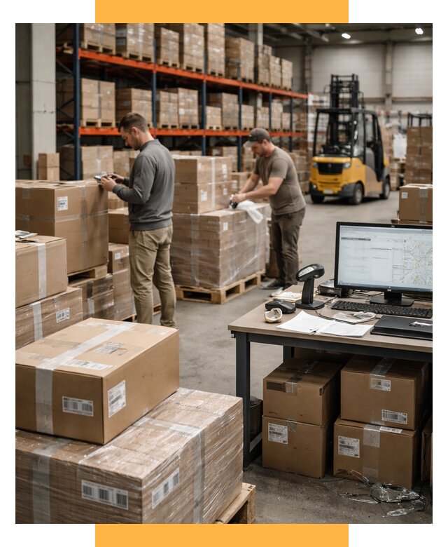 Склад консолидации в Европе от 6661 р., услуги СетСервис-Пшр